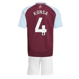 Aston Villa Ezri Konsa #4 Heimtrikot 2024-25 Kurzarm (+ kurze hosen)